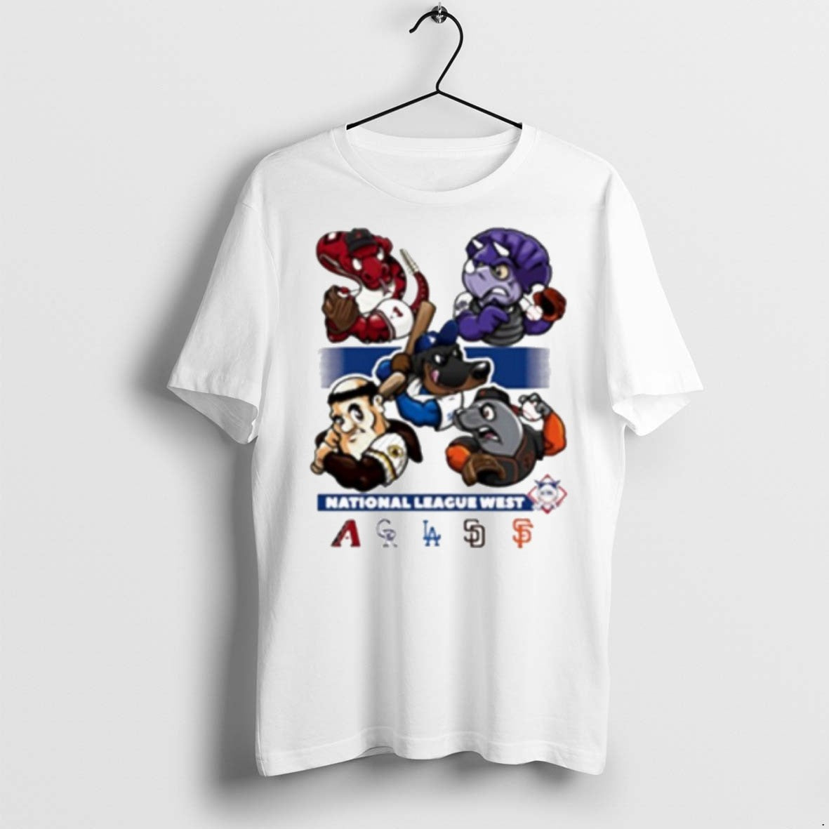 Premium National League West Arizona Diamondbacks Colorado Rockies La Dodgers Sd Padres Sf Giants - T-Shirt, Sweatshirt, Hoodie