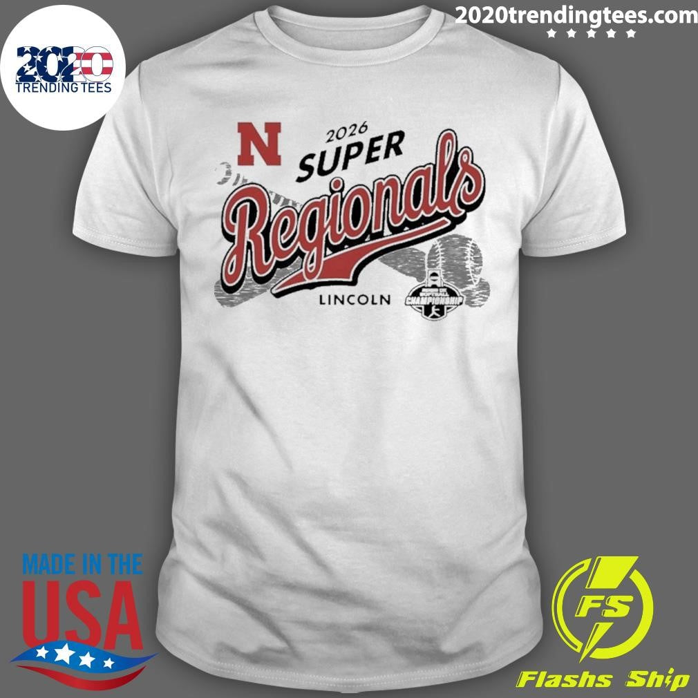 Premium Nebraska Huskers Softball 2026 Super Regionals Shirt Unisex T-shirt, Sweatshirt, Hoodie, Long Sleeve Tee - T-Shirt, Sweatshirt, Hoodie