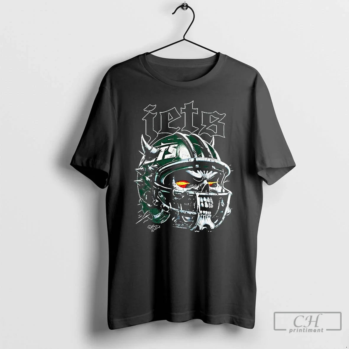 Premium New York Jets Football Skull Helmet Halloween T Shirts Unisex T-shirt, Sweatshirt, Hoodie, Long Sleeve Tee - T-Shirt, Sweatshirt, Hoodie