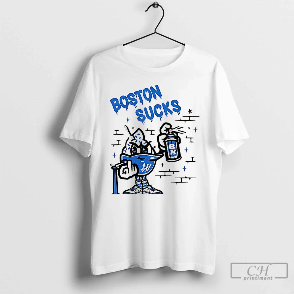 Premium New York Yankees Vs Boston Red Sox Mlb 2025 Ice Cream Boston Sucks Unisex T-shirt, Sweatshirt, Hoodie, Long Sleeve Tee - T-Shirt, Sweatshirt, Hoodie