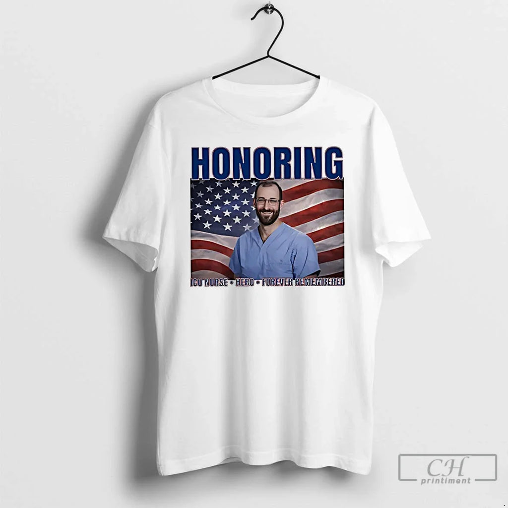 No Ice 2026 Justice Alex Pretti Ice Nurse Hero Forever Remember T-Shirts, Hoodie, Sweatshirt - T-Shirt, Sweatshirt, Hoodie