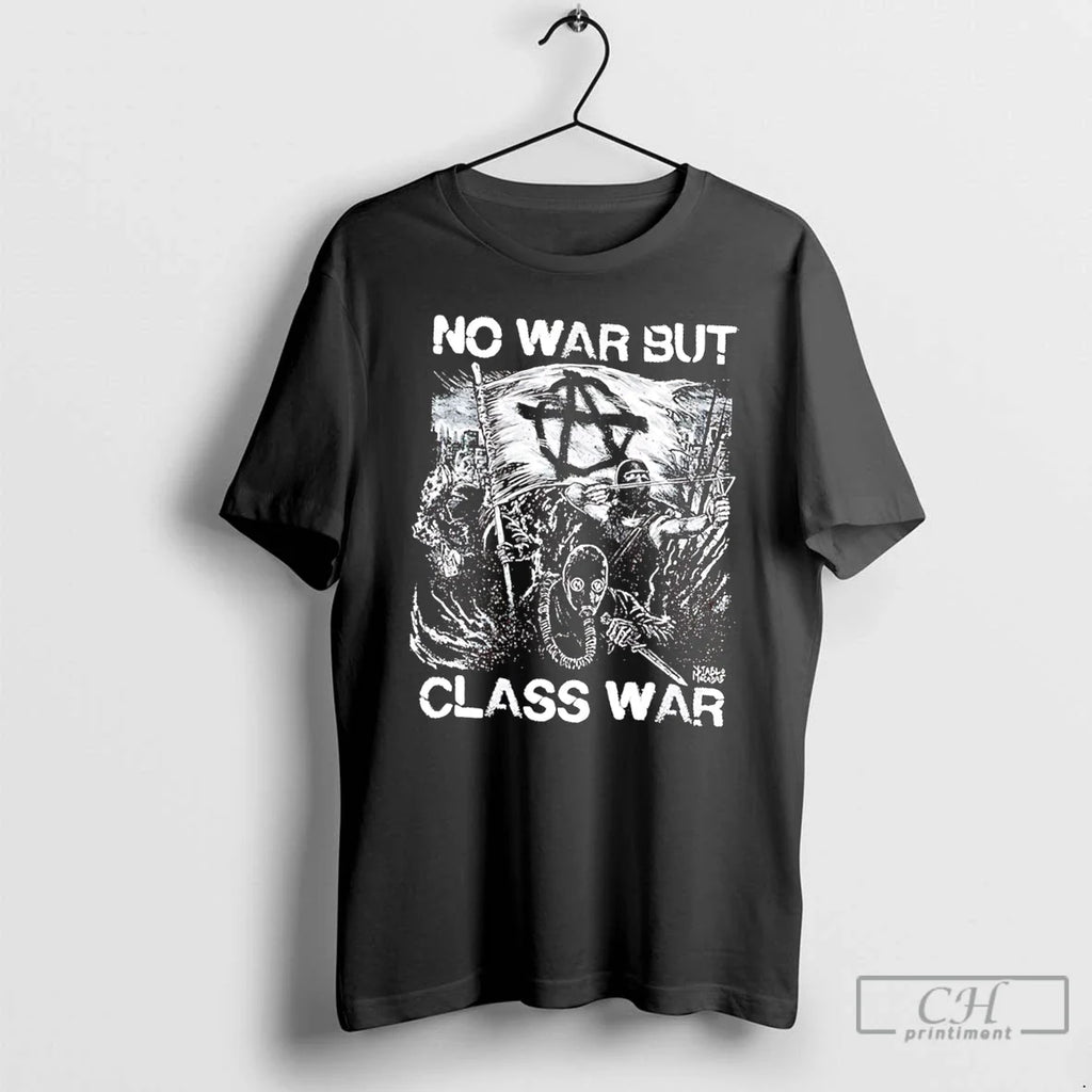 Premium No War But Class War Vintage Tee Unisex T-shirt, Sweatshirt, Hoodie, Long Sleeve Tee - T-Shirt, Sweatshirt, Hoodie