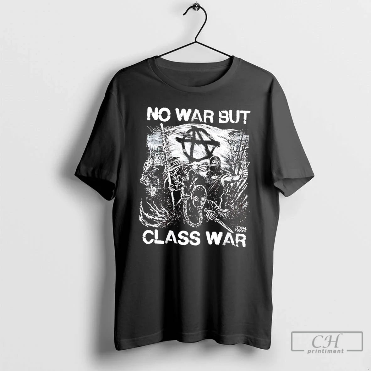 Premium No War But Class War Vintage Tee Unisex T-shirt, Sweatshirt, Hoodie, Long Sleeve Tee - T-Shirt, Sweatshirt, Hoodie