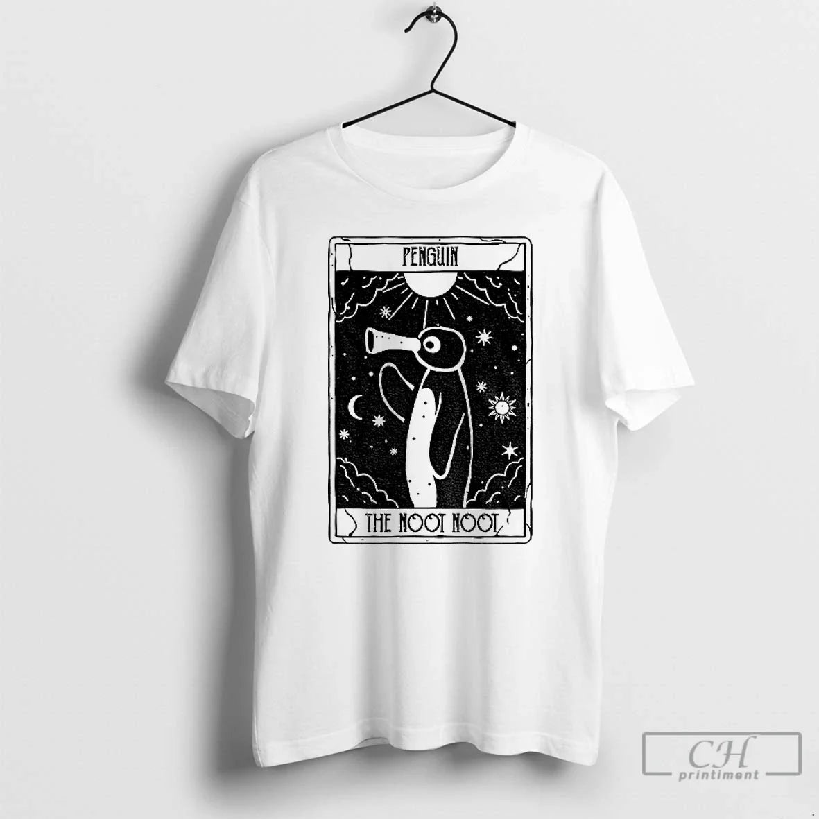 Noot Noot Funny Tarot Card Penguin T-Shirts, Hoodie, Sweatshirt - T-Shirt, Sweatshirt, Hoodie