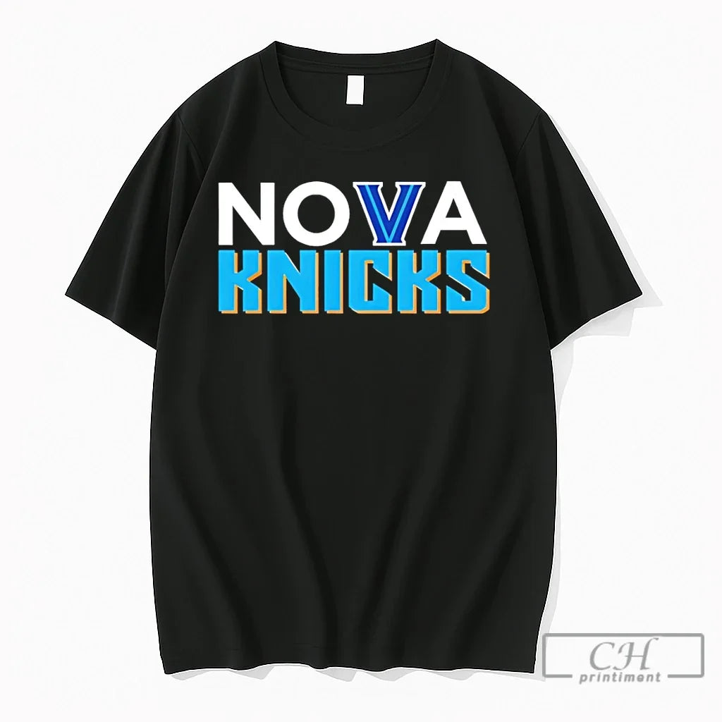 Premium Nova Knicks Villanova Nba Knicks Basketball Unisex T-shirt, Sweatshirt, Hoodie, Long Sleeve Tee - T-Shirt, Sweatshirt, Hoodie
