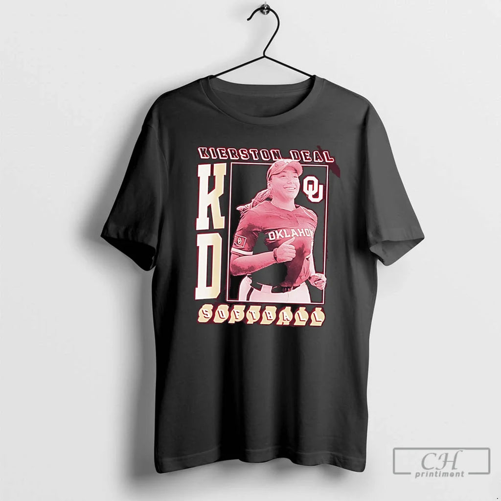 Premium Oklahoma Sooners Softball Kd Kierston Deal Illustration Tee Unisex T-shirt, Sweatshirt, Hoodie, Long Sleeve Tee - T-Shirt, Sweatshirt, Hoodie