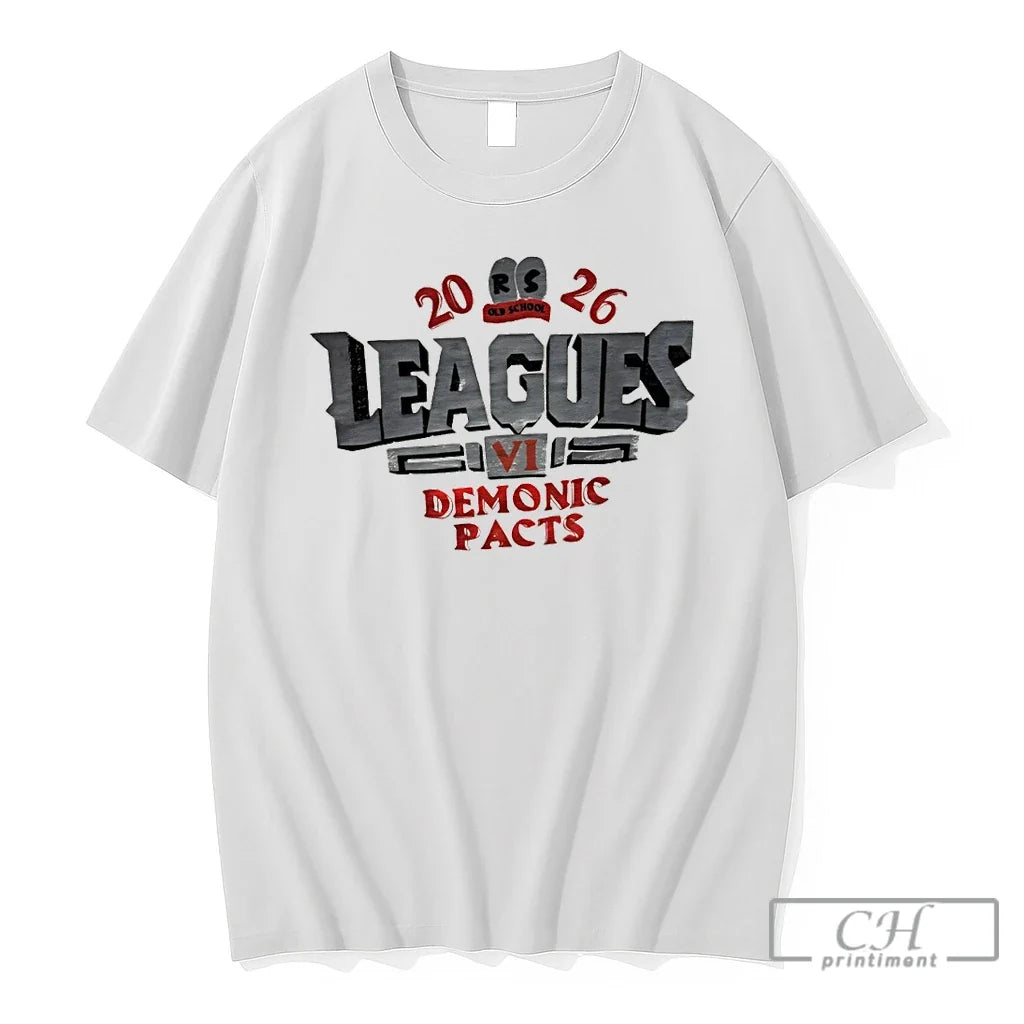 Premium Old School Runescape Leagues Vi Demonic Pacts 2026 Unisex T-shirt, Sweatshirt, Hoodie, Long Sleeve Tee - T-Shirt, Sweatshirt, Hoodie