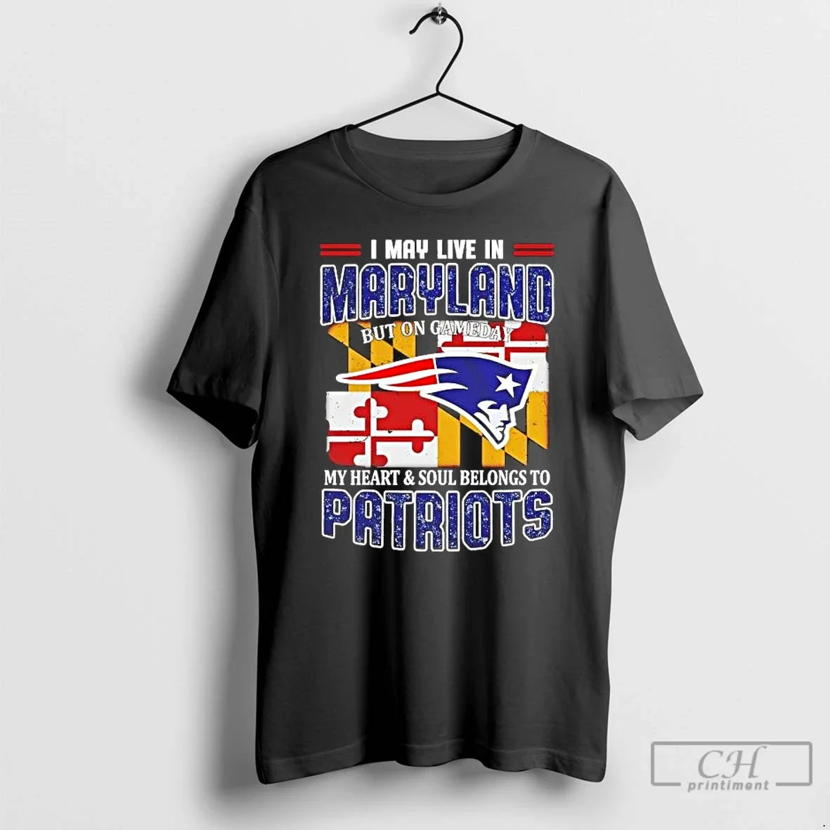 Gameday My Heart Soul Belongs Patriots I May Live Maryland T-Shirts, Hoodie, Sweatshirt - T-Shirt, Sweatshirt, Hoodie