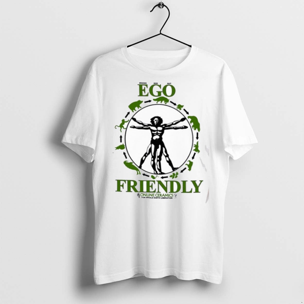 Premium Online Ceramics Edging God Out Ego Friendly T Shirts Unisex T-shirt, Sweatshirt, Hoodie, Long Sleeve Tee - T-Shirt, Sweatshirt, Hoodie