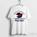 Premium Online Ceramics Legalize Peace Peace Dept Dove Heart T Shirts Unisex T-shirt, Sweatshirt, Hoodie, Long Sleeve Tee - T-Shirt, Sweatshirt, Hoodie