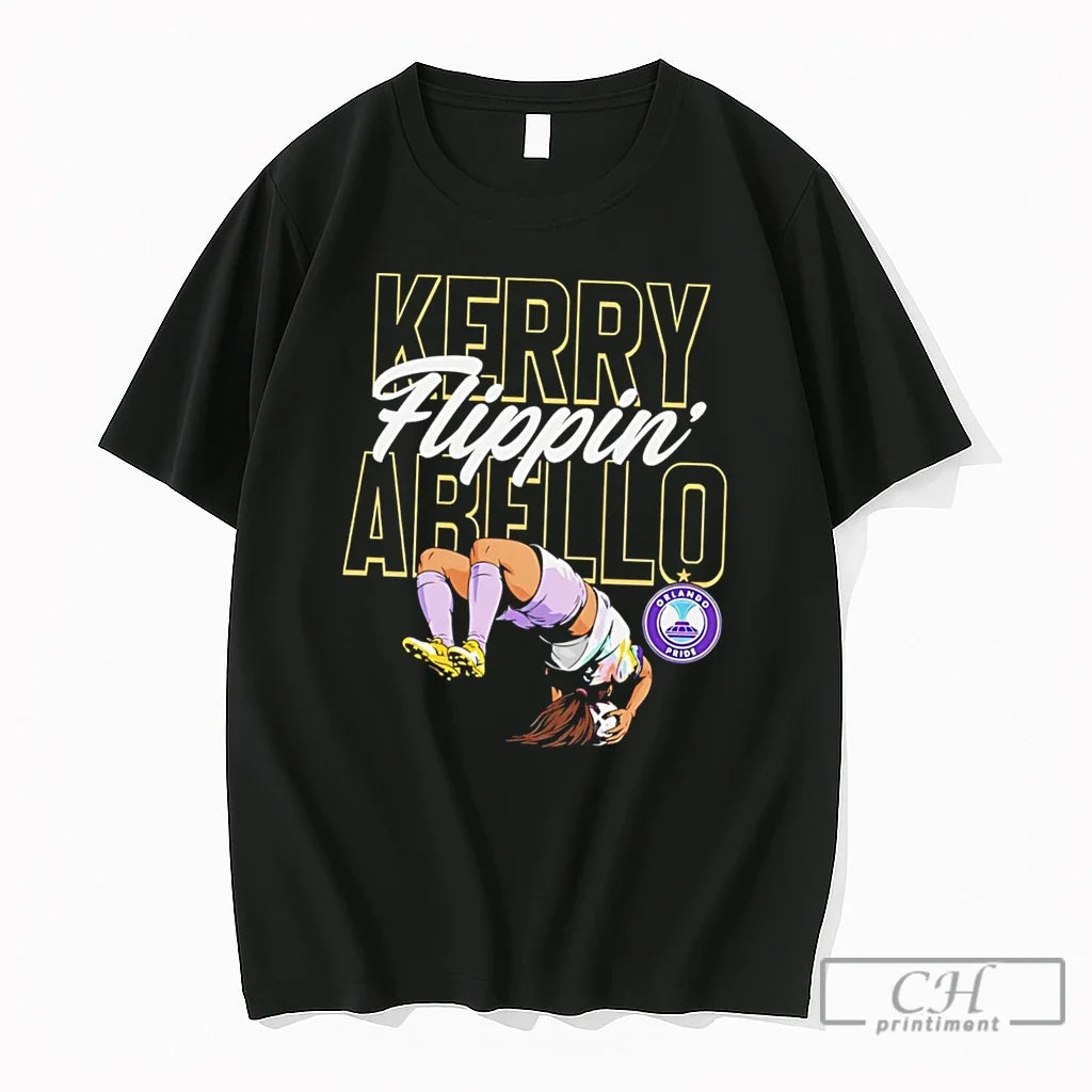 Premium Orlando Pride Kerry Abello Flippin Illustration Tee Unisex T-shirt, Sweatshirt, Hoodie, Long Sleeve Tee - T-Shirt, Sweatshirt, Hoodie