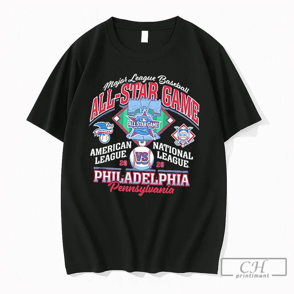 Premium Philadelphia Phillies Mlb All Star Game 2026 Philadelphia Pennsylvania Tee Unisex T-shirt, Sweatshirt, Hoodie, Long Sleeve Tee - T-Shirt, Sweatshirt, Hoodie