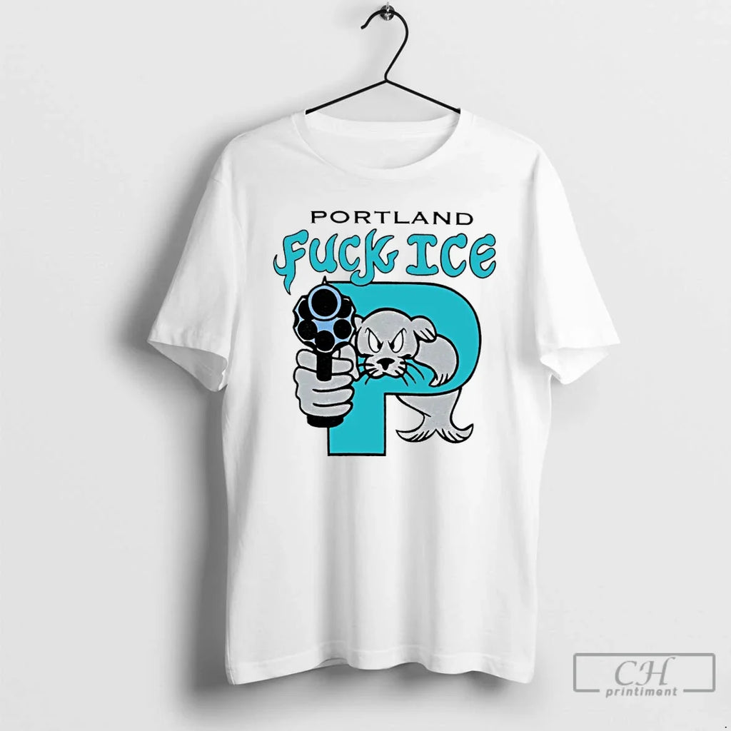 Portland Fuck Ice T-Shirts, Hoodie, Sweatshirt - T-Shirt, Sweatshirt, Hoodie