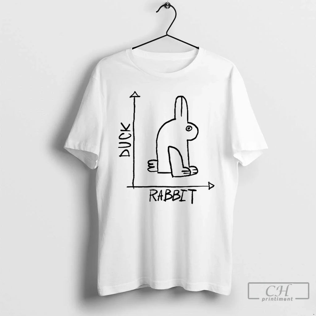 Rabbit Duck Graph Meme T-Shirts, Hoodie, Sweatshirt - T-Shirt, Sweatshirt, Hoodie