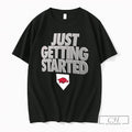 Premium Razorback Softball 2026 Ncaa Cws Just Getting Started Tee Unisex T-shirt, Sweatshirt, Hoodie, Long Sleeve Tee - T-Shirt, Sweatshirt, Hoodie