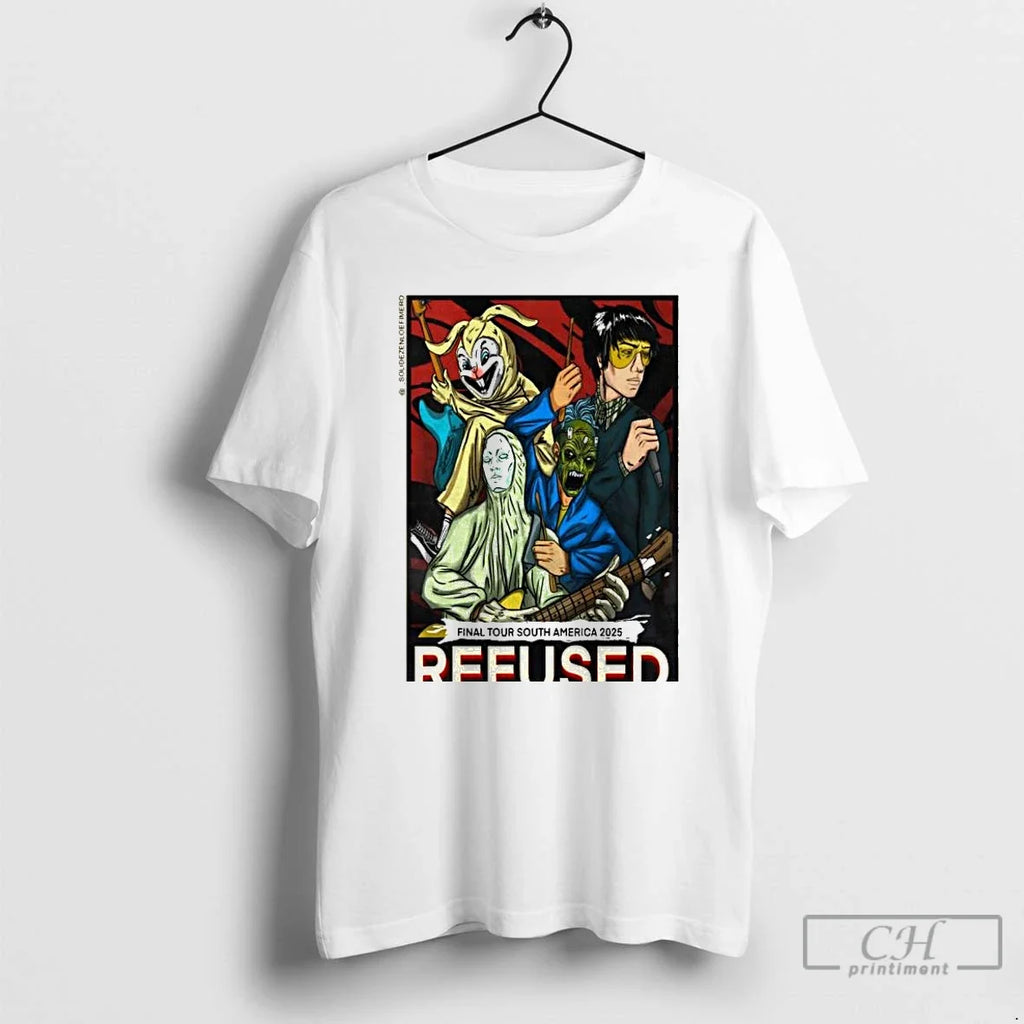 Premium Refused Teatro Coliseo In Santiago Chile November 3 2025 T Shirts Unisex T-shirt, Sweatshirt, Hoodie, Long Sleeve Tee - T-Shirt, Sweatshirt, Hoodie