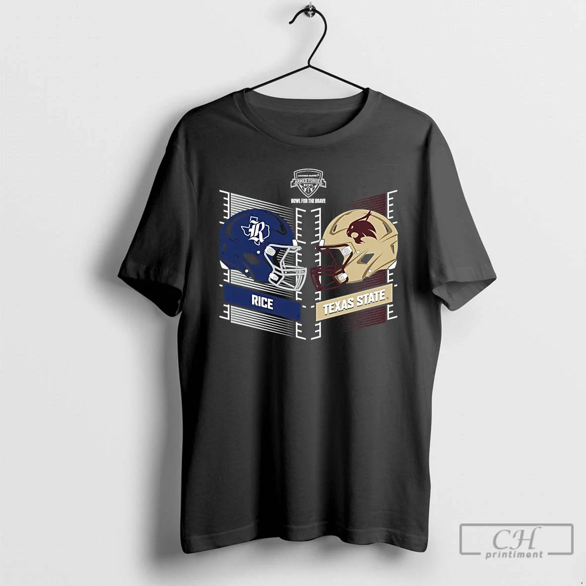 Rice Owls Vs Texas State Bobcats 2026 Armed Forces Bowl Head Head T-Shirts, Hoodie, Sweatshirt - T-Shirt, Sweatshirt, Hoodie
