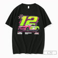 Premium Ryan Blaney Team Penske No 12 Body Armor Flash Iv Signature Tee T Shirts Unisex T-shirt, Sweatshirt, Hoodie, Long Sleeve Tee - T-Shirt, Sweatshirt, Hoodie