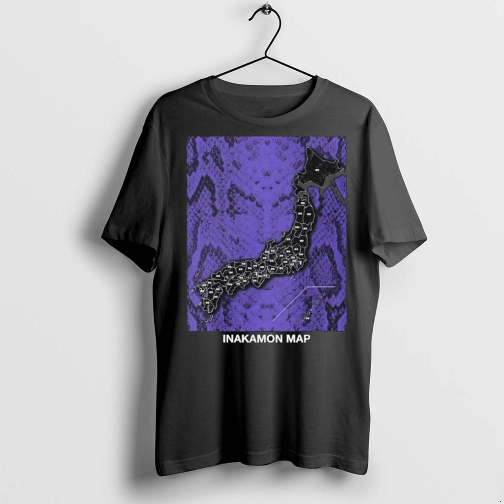 Premium Sho Hick Inakamon Map T Shirts Unisex T-shirt, Sweatshirt, Hoodie, Long Sleeve Tee - T-Shirt, Sweatshirt, Hoodie
