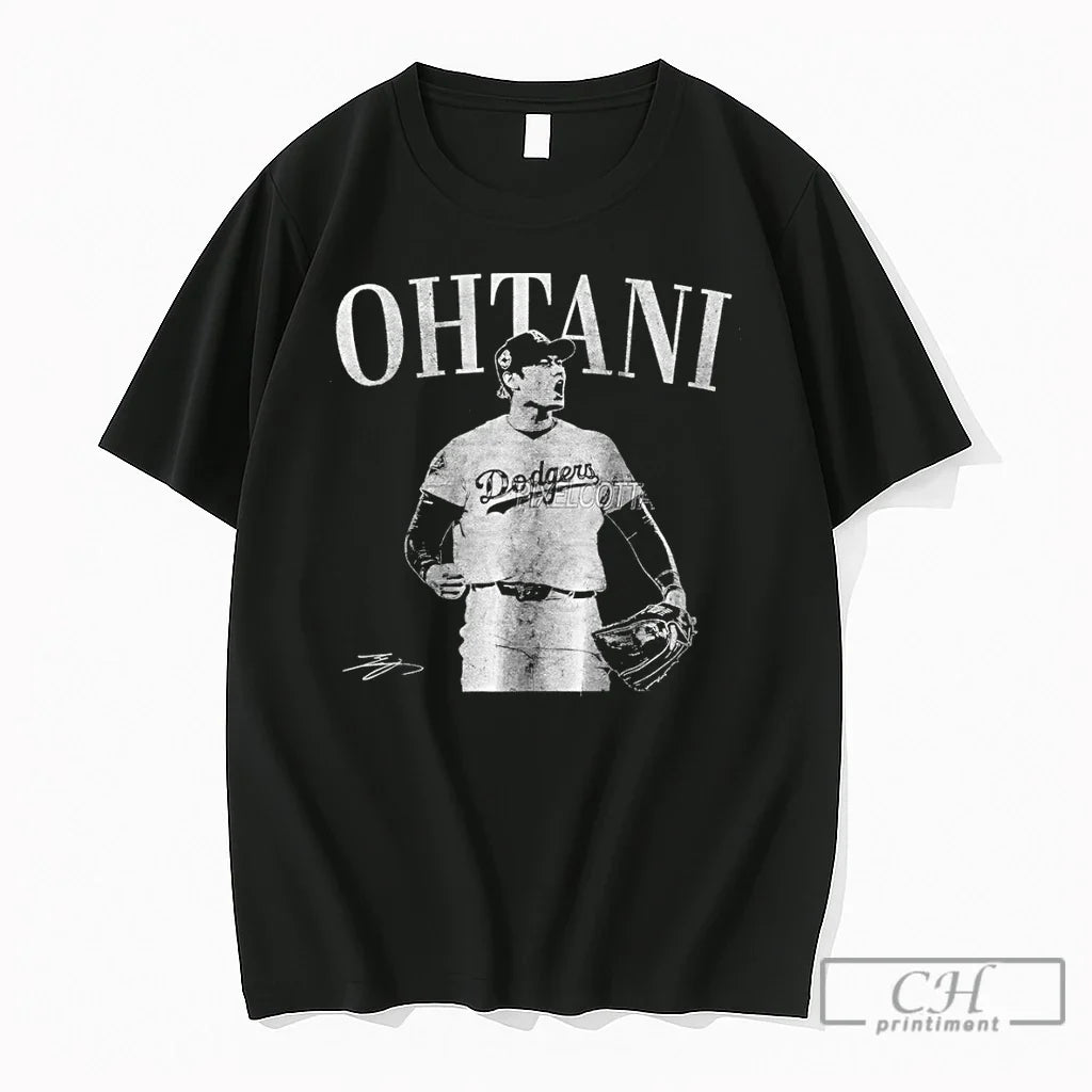 Premium Shohei Ohtani Los Angeles Dodgers Baseball Game Day Signature Unisex T-shirt, Sweatshirt, Hoodie, Long Sleeve Tee - T-Shirt, Sweatshirt, Hoodie