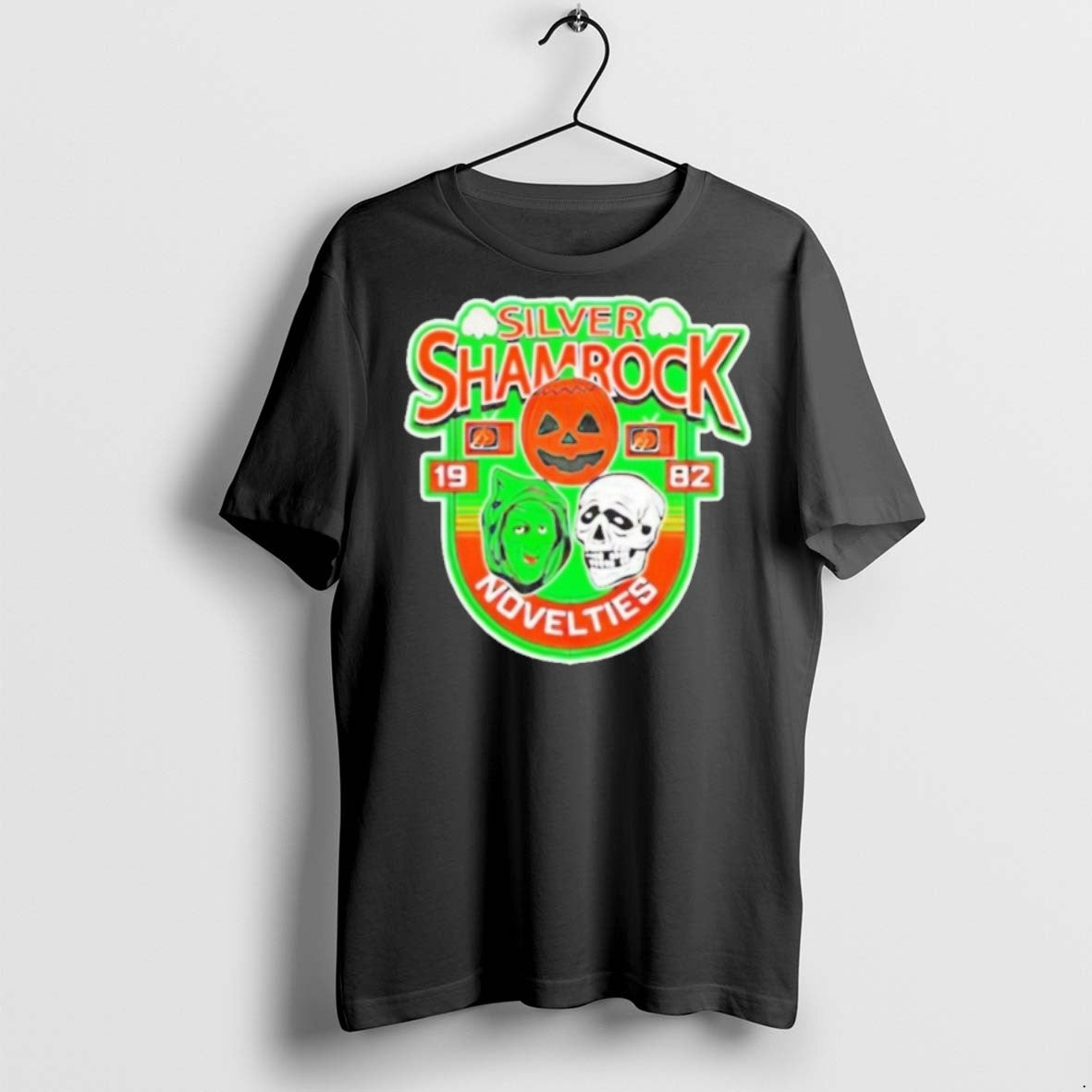 Premium Silver Shamrock Novelies Halloween T Shirts Unisex T-shirt, Sweatshirt, Hoodie, Long Sleeve Tee - T-Shirt, Sweatshirt, Hoodie