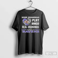 Premium Some Grandmas Play Bingo Real Grandmas Watch Baltimore Ravens Diamond Heart Long Sleve - T-Shirt, Sweatshirt, Hoodie