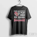 Premium Some Grandmas Play Bingo Real Grandmas Watch Tampa Bay Buccaneers Diamond Heart Long Sleve - T-Shirt, Sweatshirt, Hoodie