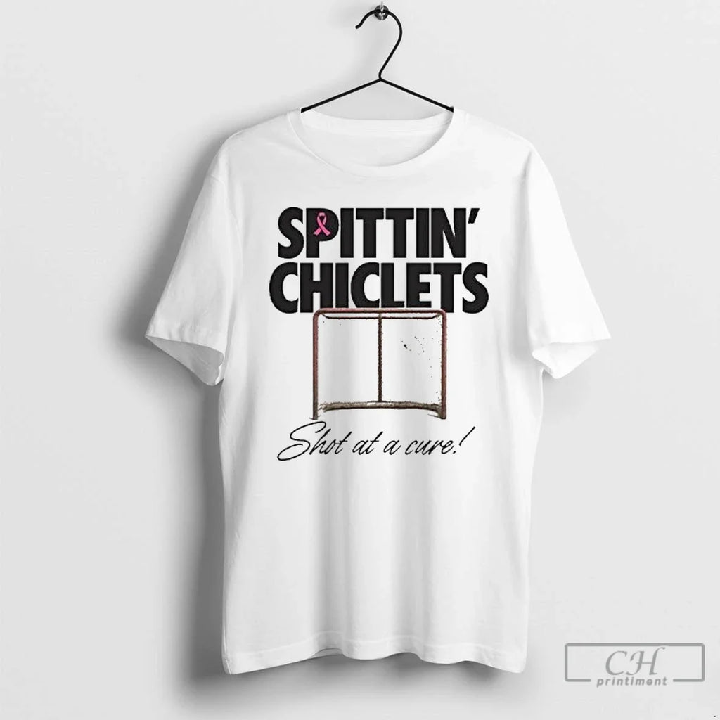 Premium Spittin Chiclets Shot At A Cure T Shirts Unisex T-shirt, Sweatshirt, Hoodie, Long Sleeve Tee - T-Shirt, Sweatshirt, Hoodie