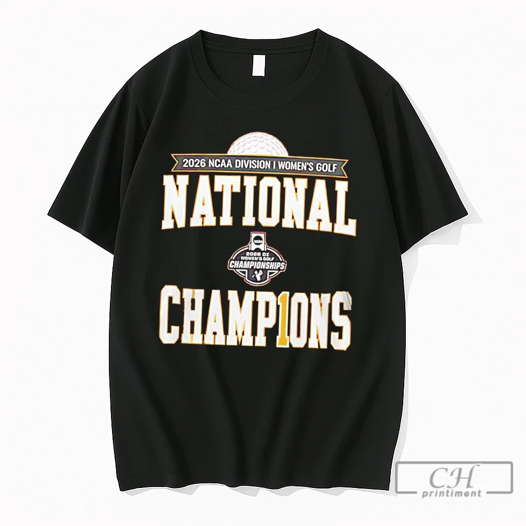 Premium Stanford Cardinal Golf National I Division Champions 2026 Tee Unisex T-shirt, Sweatshirt, Hoodie, Long Sleeve Tee - T-Shirt, Sweatshirt, Hoodie