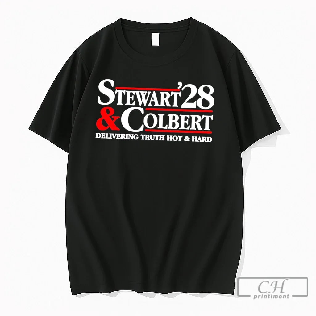 Premium Stewart Colbert 28 Delivering Truth Hot And Hard Tee Unisex T-shirt, Sweatshirt, Hoodie, Long Sleeve Tee - T-Shirt, Sweatshirt, Hoodie