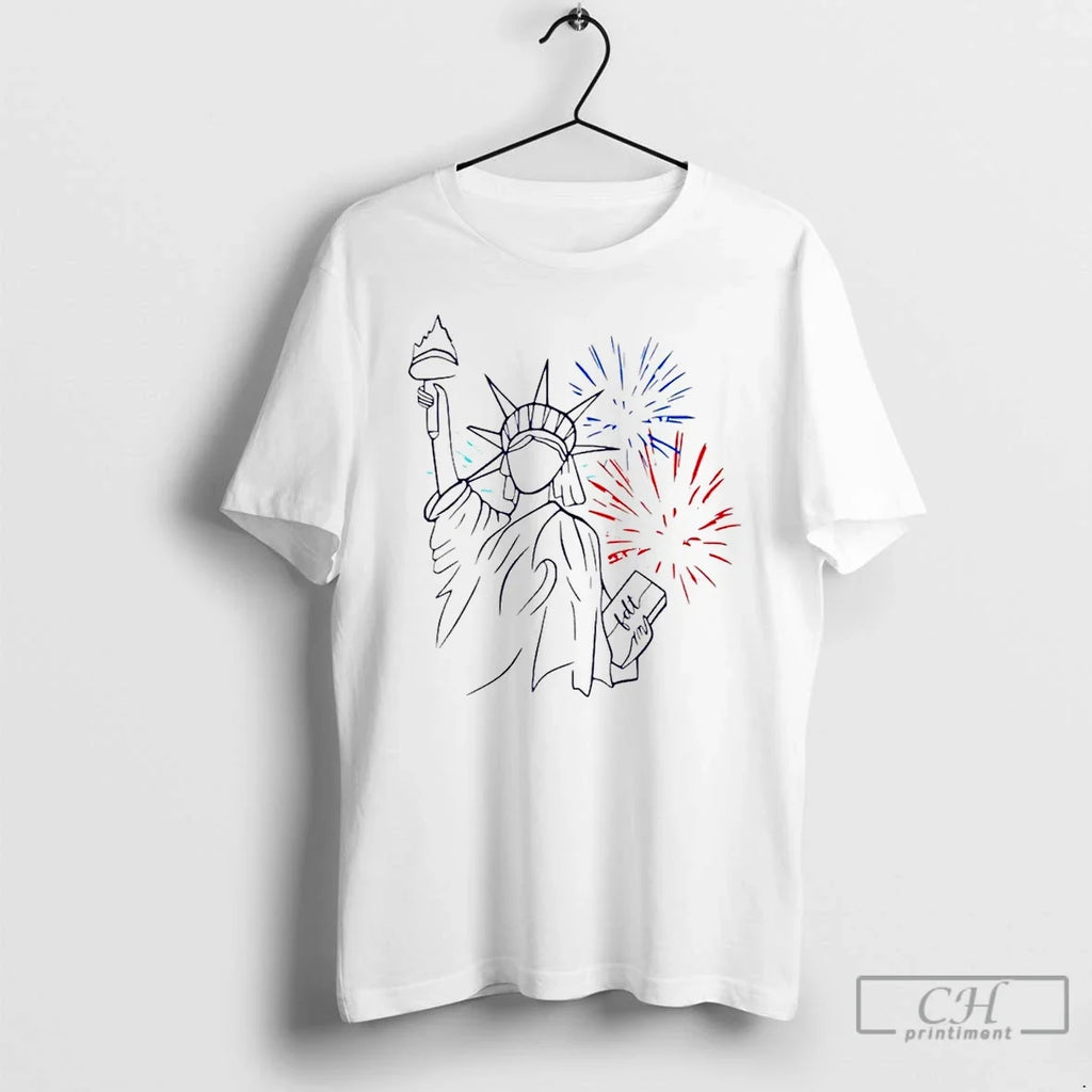 Premium Subtle Fdt July 4th Statue Of Liberty Unisex T-shirt, Sweatshirt, Hoodie, Long Sleeve Tee - T-Shirt, Sweatshirt, Hoodie