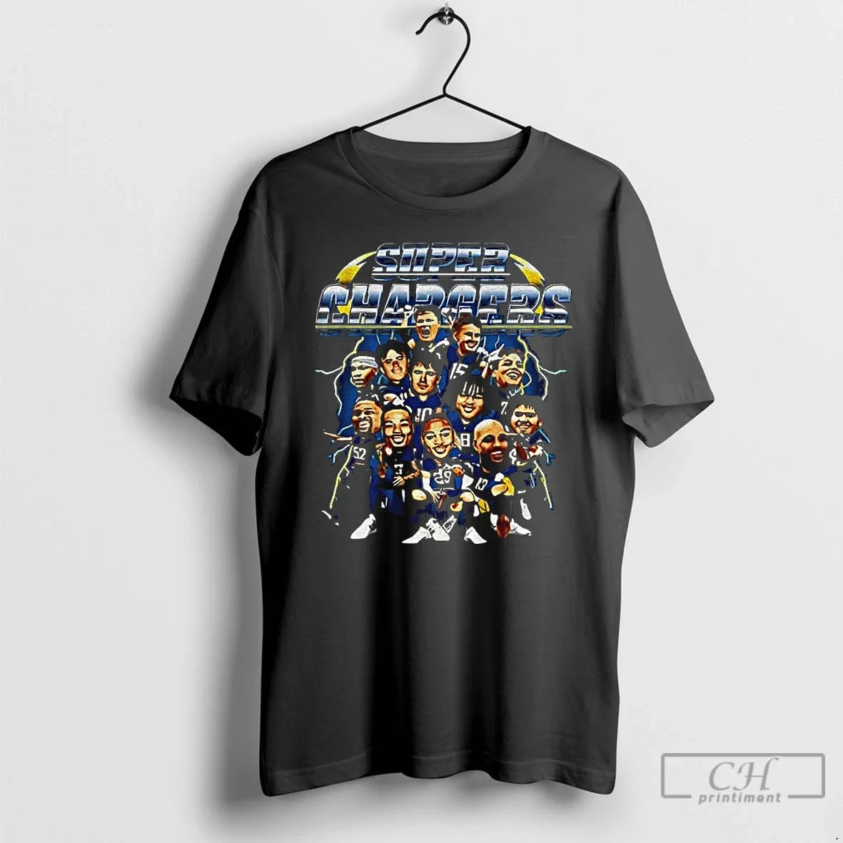 Superchargers Los Angeles Chargers Football All Team Cartoon T-Shirts, Hoodie, Sweatshirt - T-Shirt, Sweatshirt, Hoodie