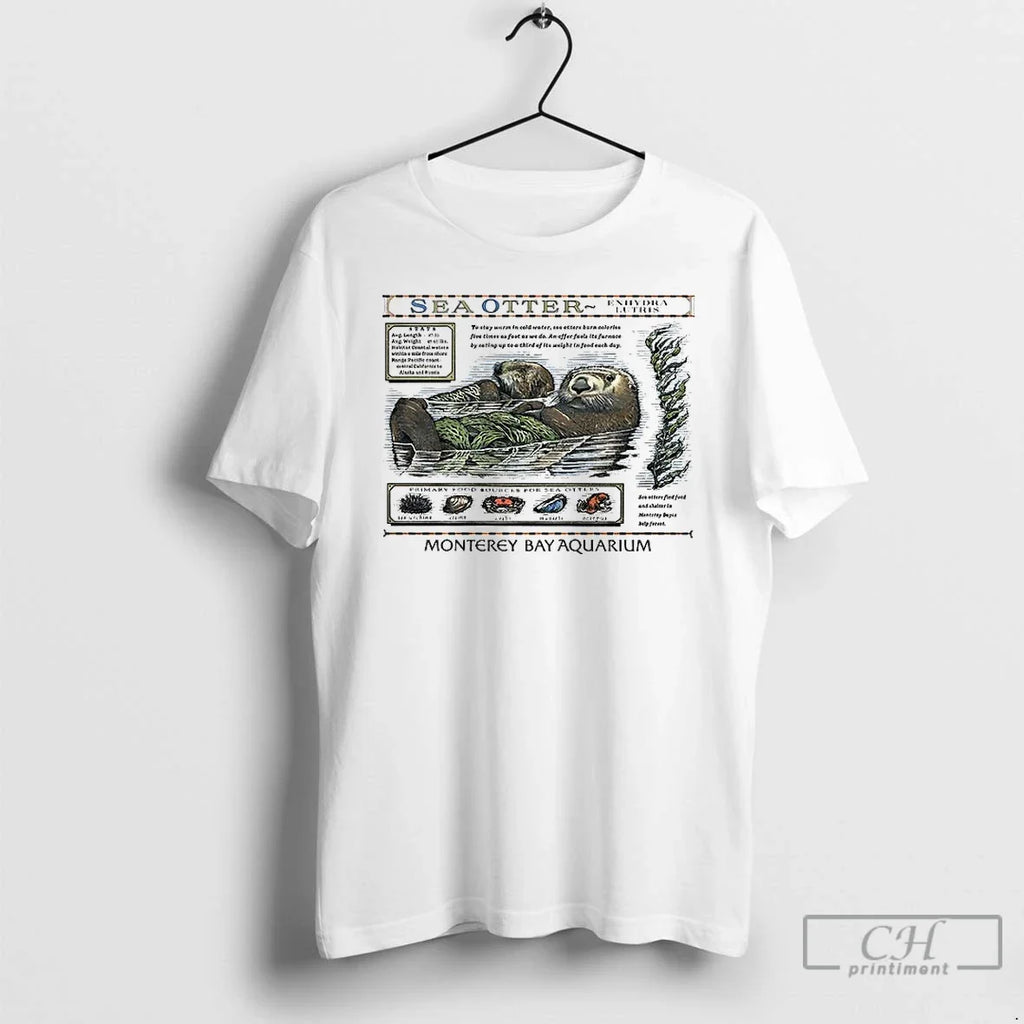 Premium Taylor Sea Otter Monterey Bay Aquarium T Shirts Unisex T-shirt, Sweatshirt, Hoodie, Long Sleeve Tee - T-Shirt, Sweatshirt, Hoodie