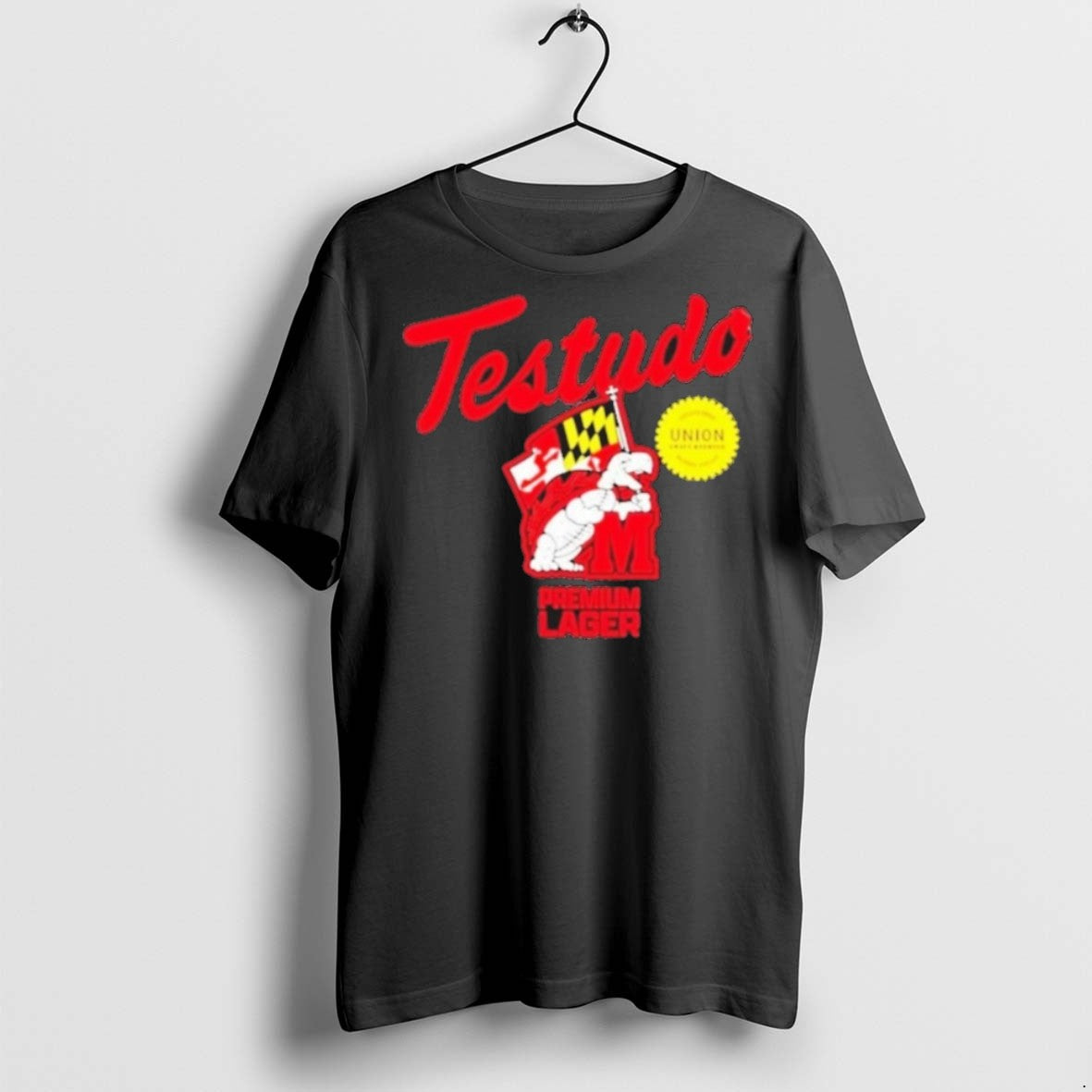 Premium Testudo Premium Lager T Shirts Unisex T-shirt, Sweatshirt, Hoodie, Long Sleeve Tee - T-Shirt, Sweatshirt, Hoodie