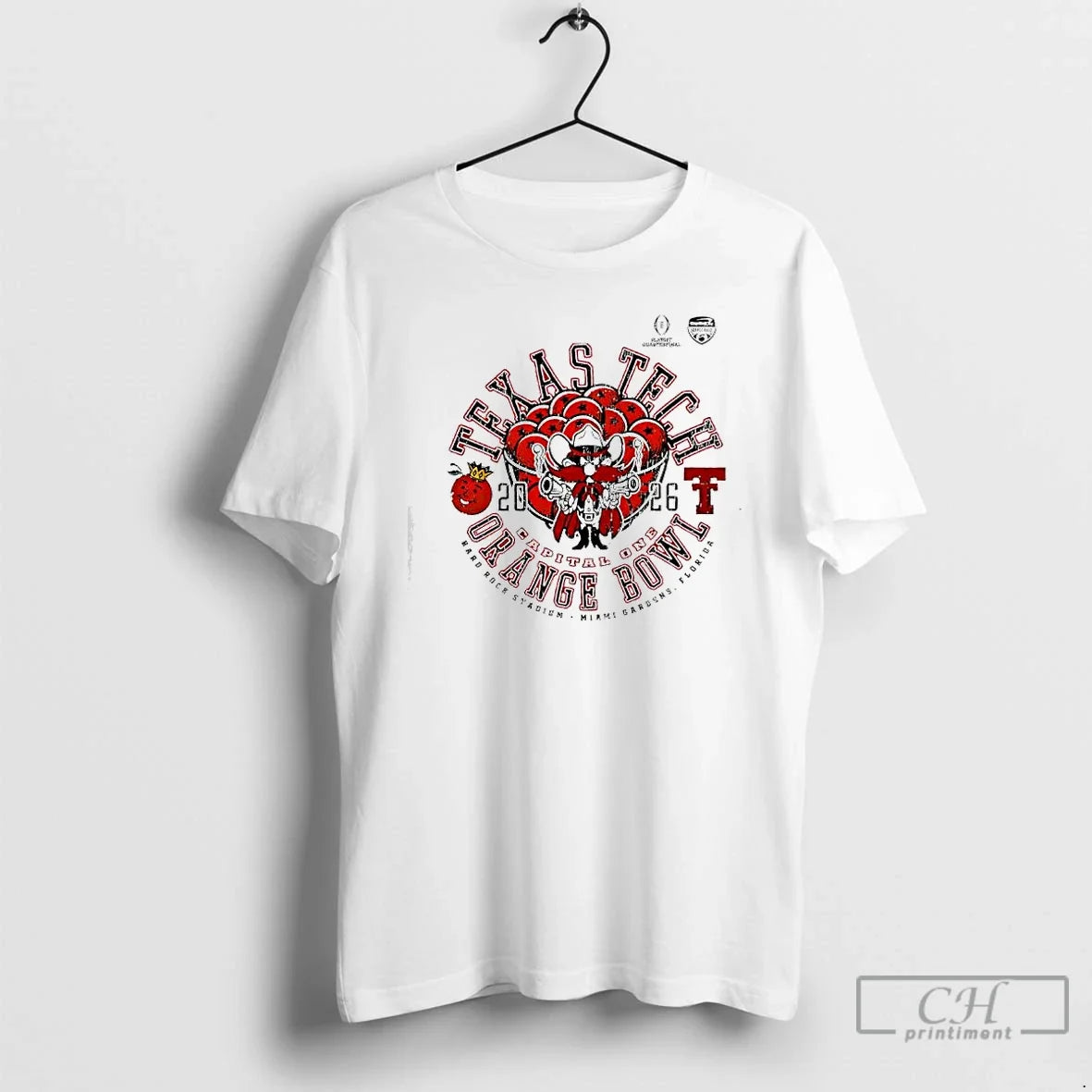 Texas Tech 2026 Cfp Capital One Orange Bowl Logo T-Shirts, Hoodie, Sweatshirt - T-Shirt, Sweatshirt, Hoodie