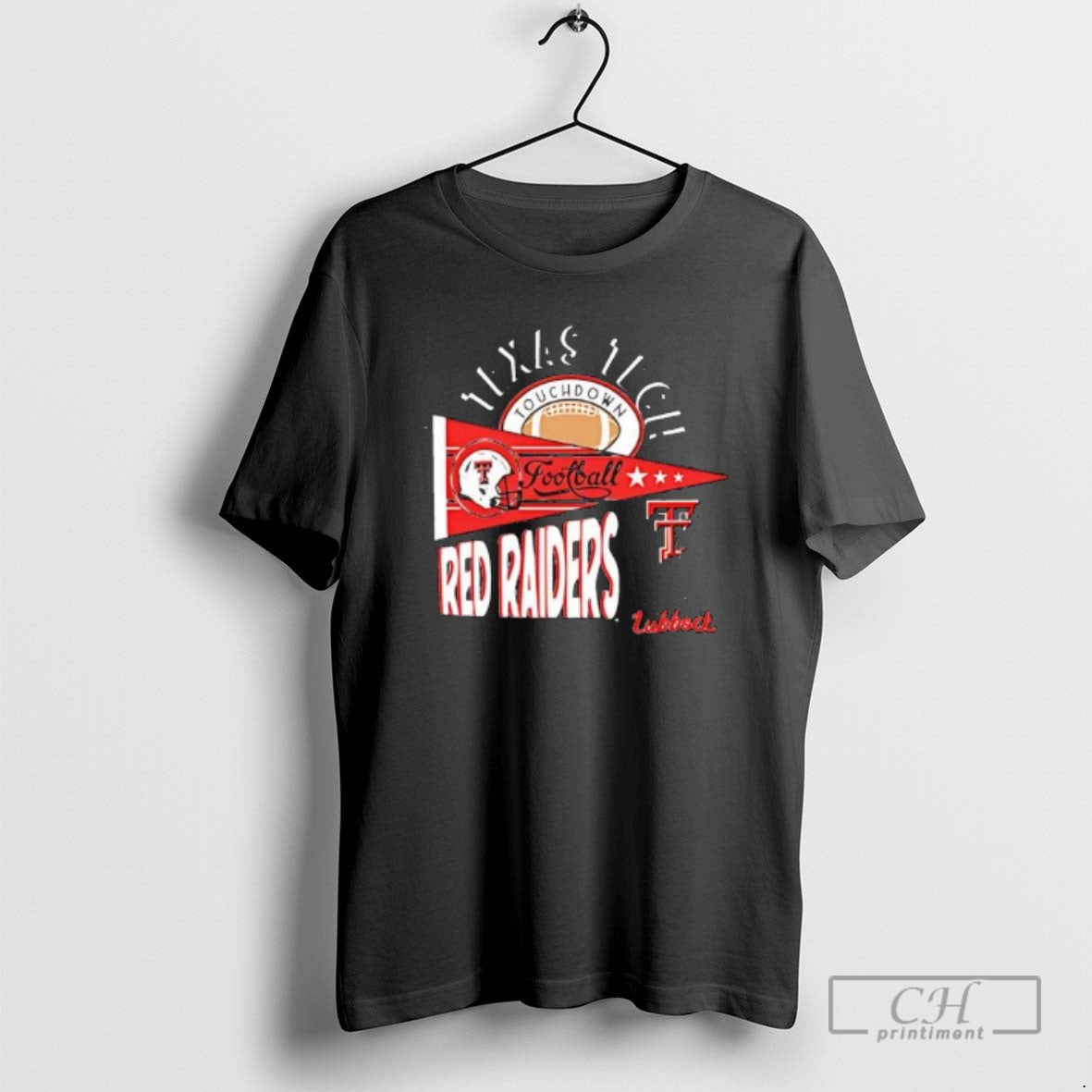 Texas Tech Red Raiders Football Flag Logo Shirt T-Shirts, Hoodie, Sweatshirt - T-Shirt, Sweatshirt, Hoodie