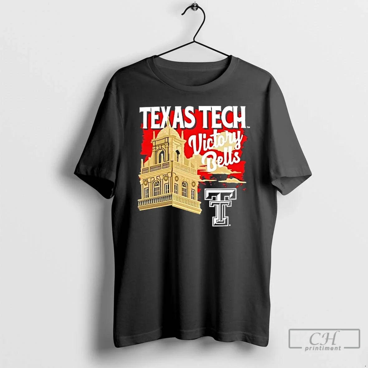 Texas Tech Red Raiders Victory Bell Tower Sunset T-Shirts, Hoodie, Sweatshirt - T-Shirt, Sweatshirt, Hoodie