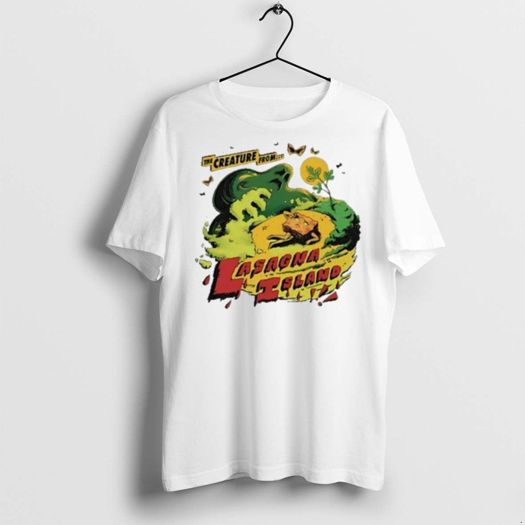 Premium The Creature From Lasagma Island T Shirts Unisex T-shirt, Sweatshirt, Hoodie, Long Sleeve Tee - T-Shirt, Sweatshirt, Hoodie