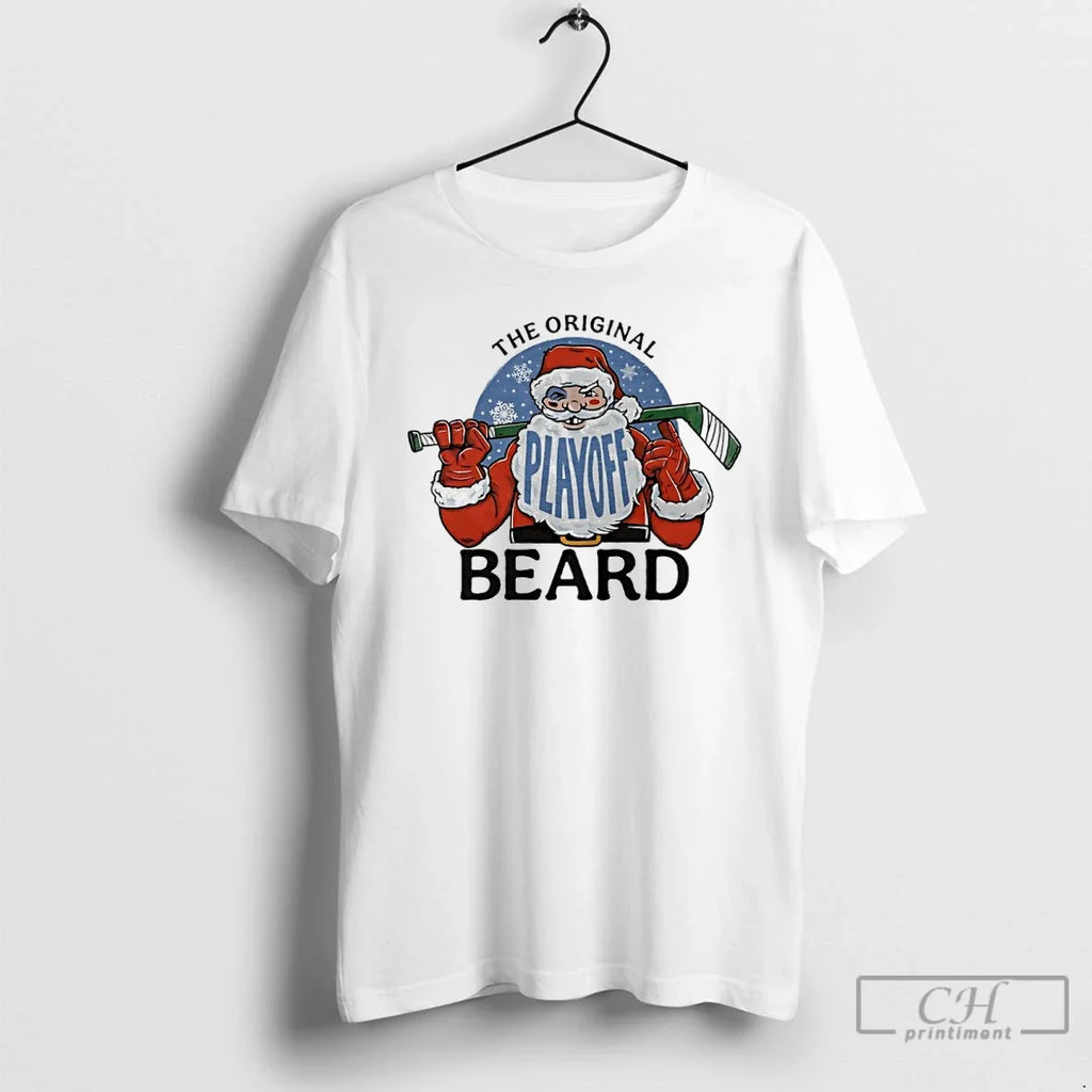 Playoff Beard Santa Hockey T-Shirts, Hoodie, Sweatshirt - T-Shirt, Sweatshirt, Hoodie
