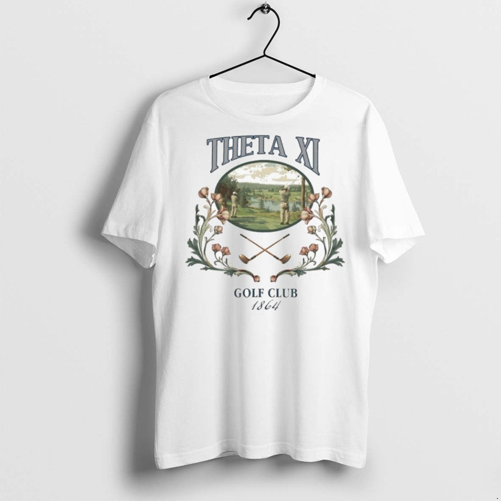 Premium Theta Xi Golf Club 1864 T Shirts Unisex T-shirt, Sweatshirt, Hoodie, Long Sleeve Tee - T-Shirt, Sweatshirt, Hoodie