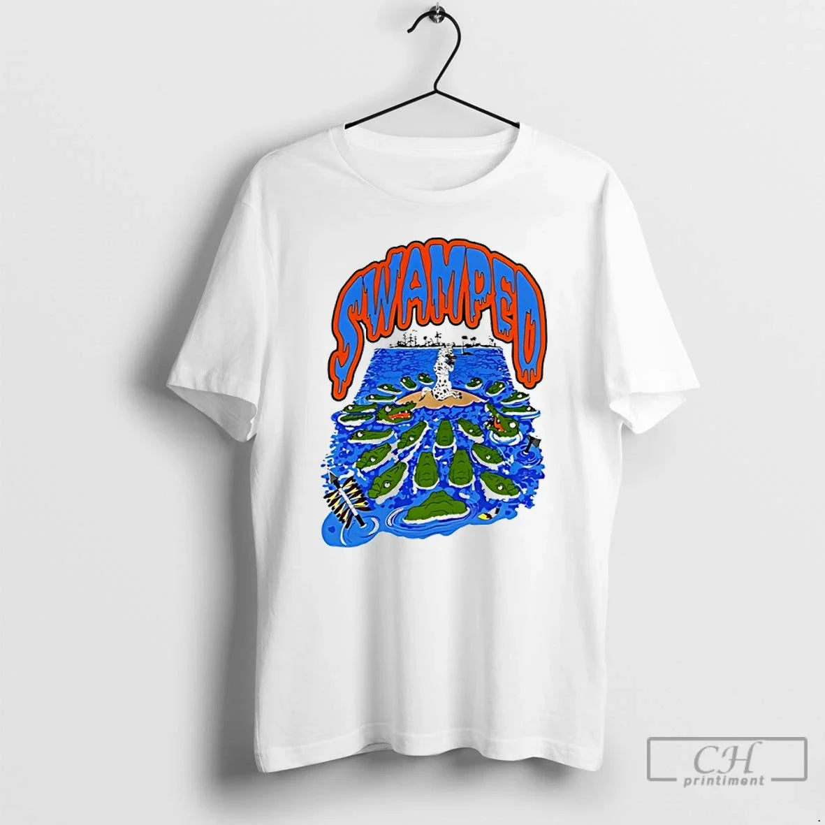 Tim Tebow Swamped Gators T-Shirts, Hoodie, Sweatshirt - T-Shirt, Sweatshirt, Hoodie