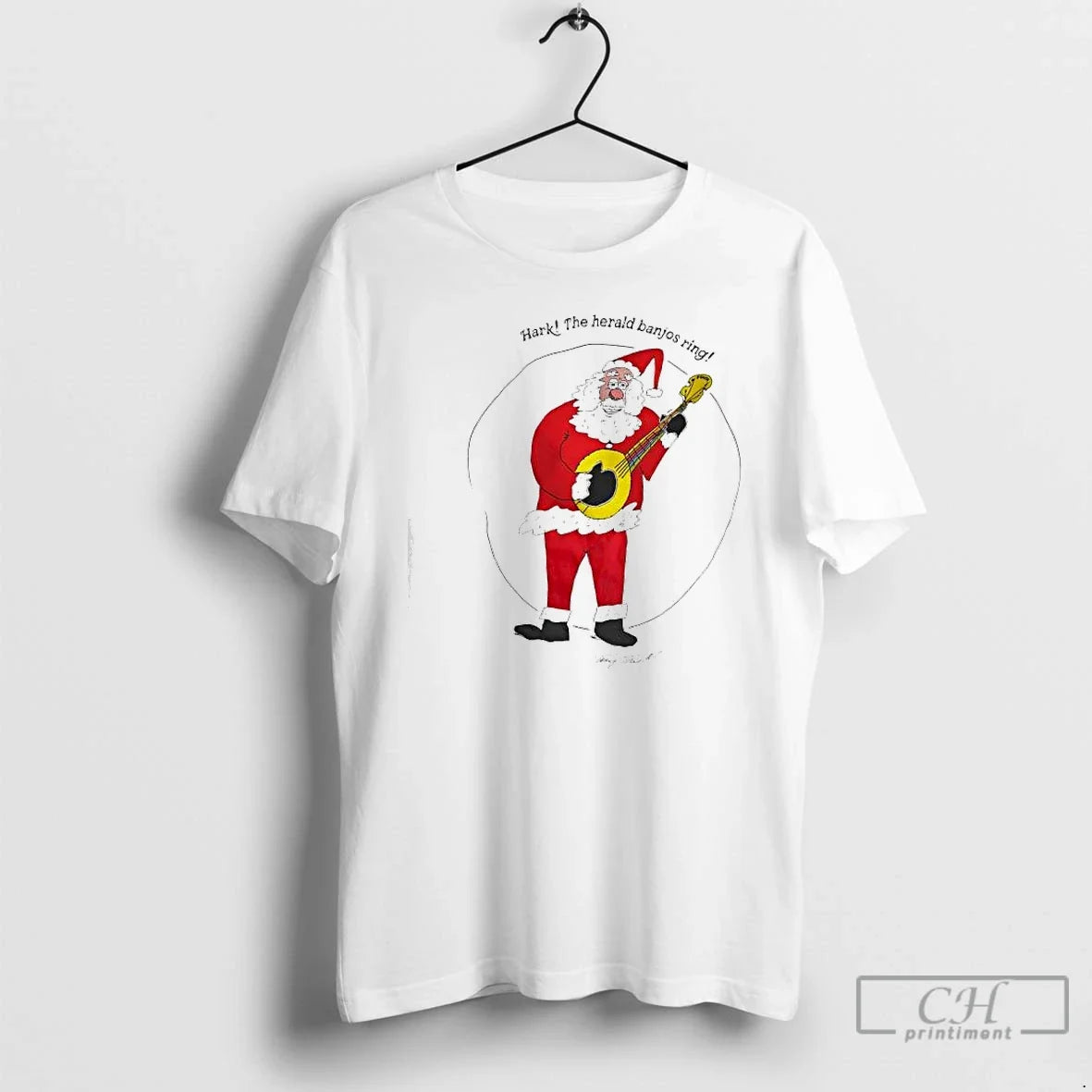 Tony Trischka Hark Herald Banjos Ring Santa T-Shirts, Hoodie, Sweatshirt - T-Shirt, Sweatshirt, Hoodie
