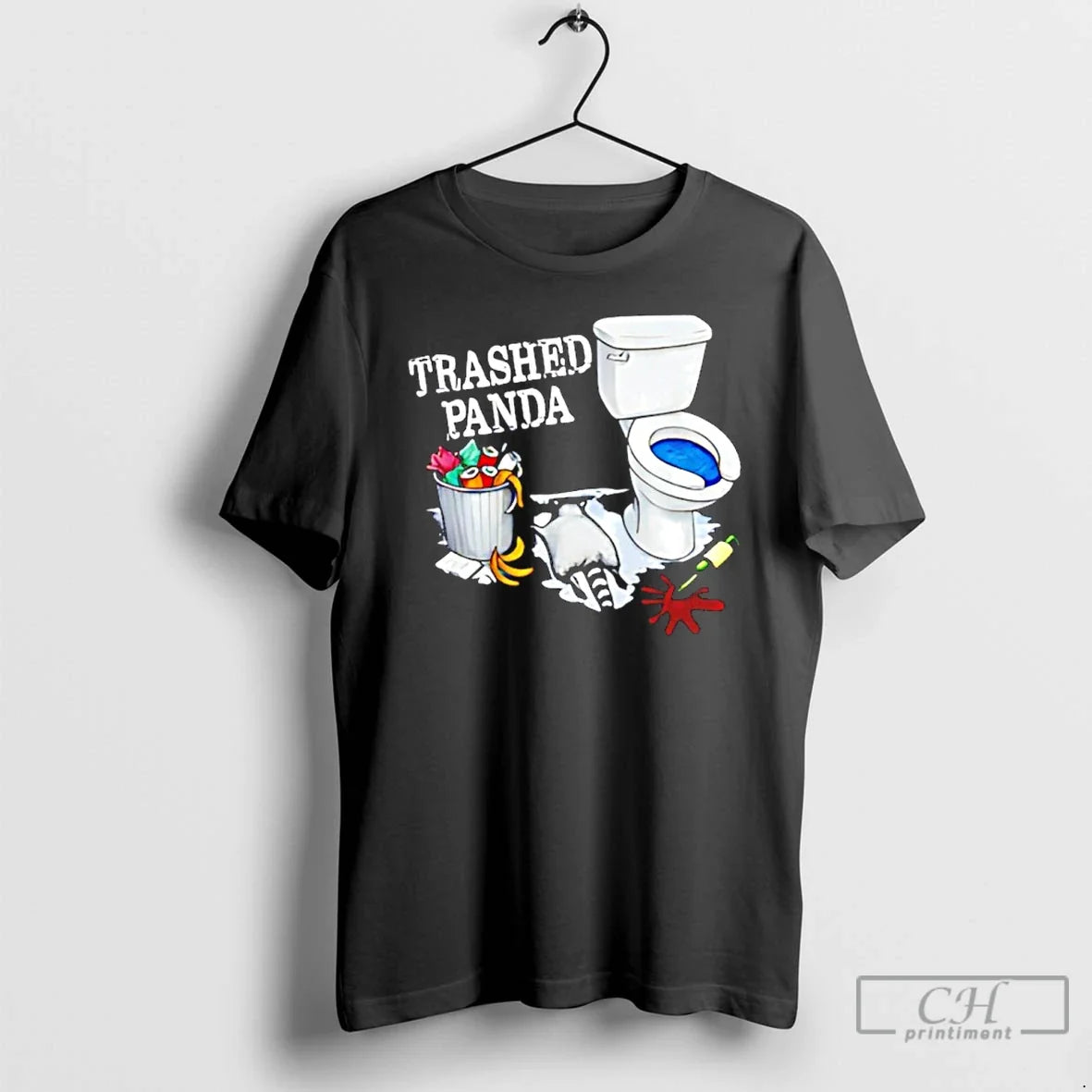 Trashed Panda Funny Drunk Raccoon Party Animal Joke T-Shirts, Hoodie, Sweatshirt - T-Shirt, Sweatshirt, Hoodie