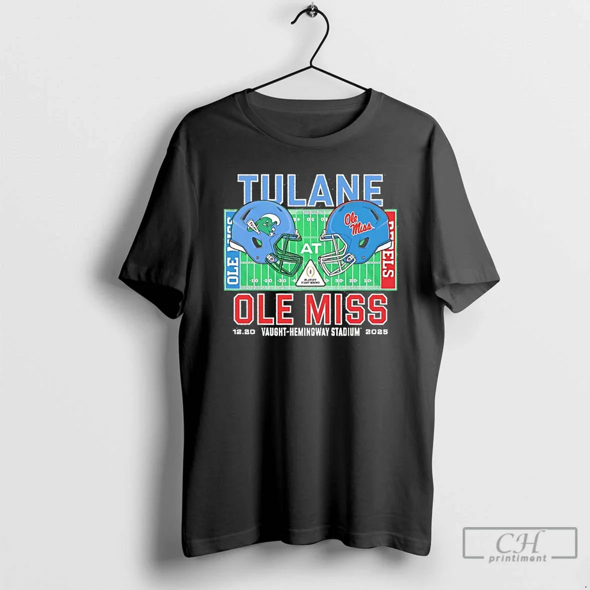 Tulane Vs Ole Miss College Football Playoff Vaught Hemingway Stadium 2025 T-Shirts, Hoodie, Sweatshirt - T-Shirt, Sweatshirt, Hoodie