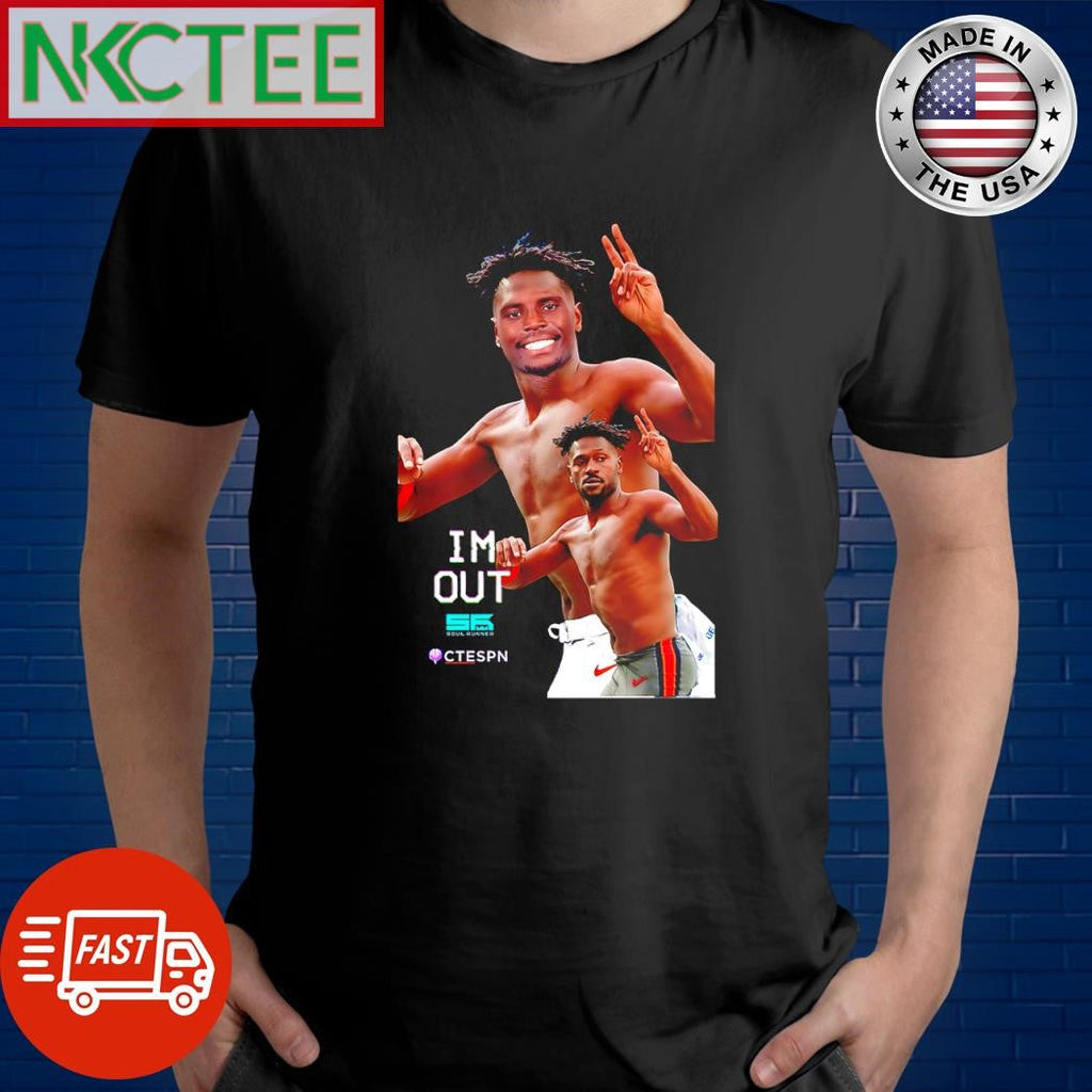Premium Tyreek Hill Antonio Brown I’m out CTESPN shirt Unisex T-shirt, Sweatshirt, Hoodie, Long Sleeve Tee - T-Shirt, Sweatshirt, Hoodie