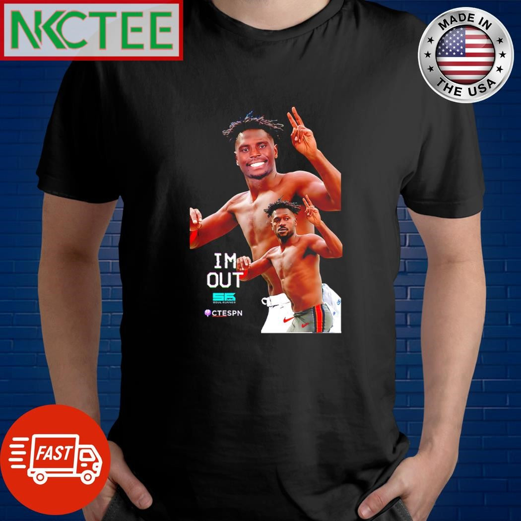 Premium Tyreek Hill Antonio Brown I’m out CTESPN shirt Unisex T-shirt, Sweatshirt, Hoodie, Long Sleeve Tee - T-Shirt, Sweatshirt, Hoodie