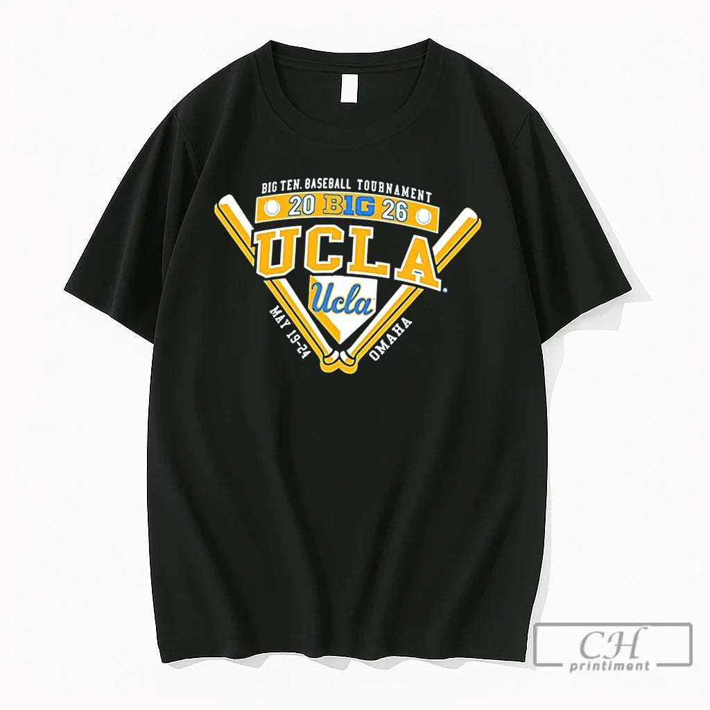 Premium Ucla Bruins 2026 Big Ten Baseball Tournament Participant Tee Unisex T-shirt, Sweatshirt, Hoodie, Long Sleeve Tee - T-Shirt, Sweatshirt, Hoodie