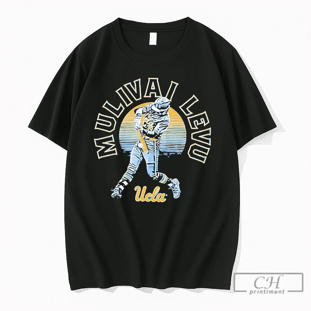 Premium Ucla Bruins Softball Levu Mulivai Graphic Tee Unisex T-shirt, Sweatshirt, Hoodie, Long Sleeve Tee - T-Shirt, Sweatshirt, Hoodie