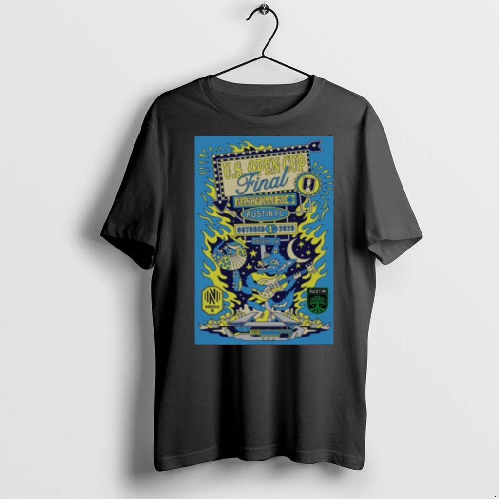 Premium Us Open Cup Final Austin Texas 2025 T Shirts Unisex T-shirt, Sweatshirt, Hoodie, Long Sleeve Tee - T-Shirt, Sweatshirt, Hoodie