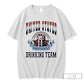 Premium Usa Drinking Team United States Undefeated Since 1776 Unisex T-shirt, Sweatshirt, Hoodie, Long Sleeve Tee - T-Shirt, Sweatshirt, Hoodie